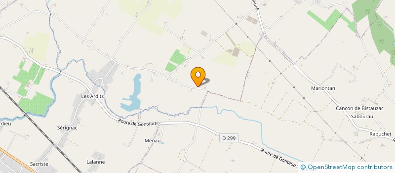 localisation de l'entreprise M&Q PARTNERS  BIRAC-SUR-TREC