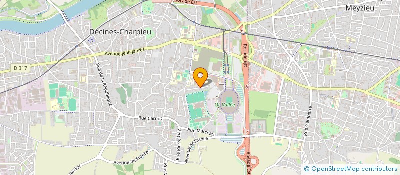 localisation de l'entreprise M QUIM ISOLATION à DECINES-CHARPIEU