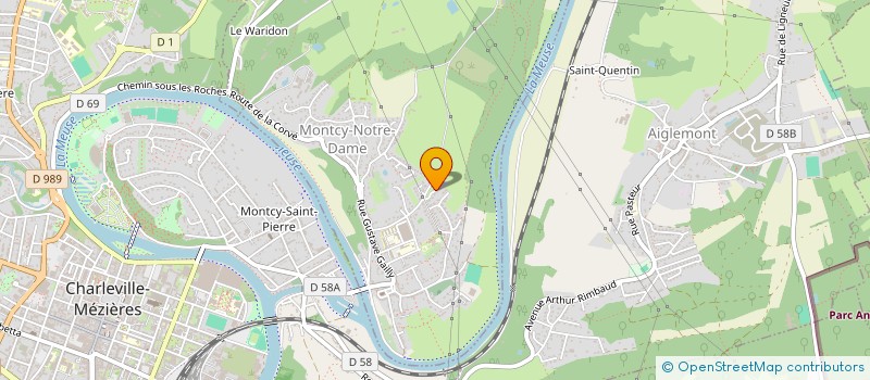 localisation de l'entreprise M.R.  MONTCY-NOTRE-DAME