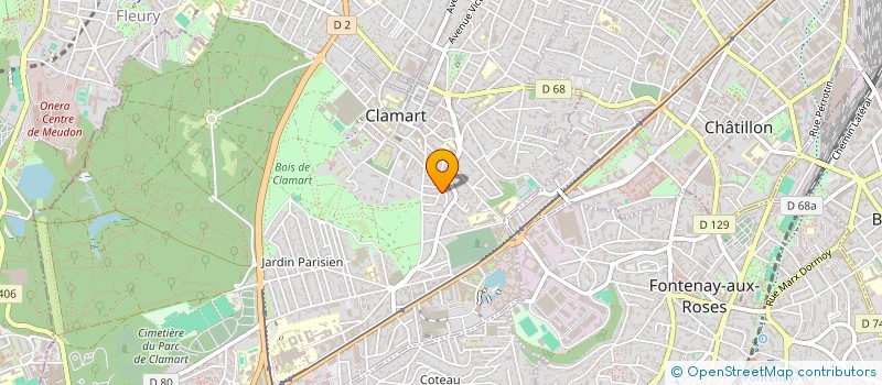 localisation de l'entreprise M&R  CLAMART