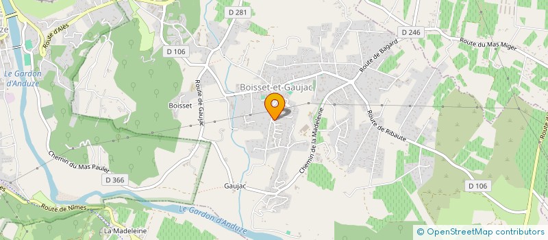localisation de l'entreprise M-R à BOISSET-ET-GAUJAC