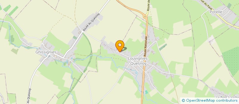 localisation de l'entreprise M.R à LOUVIGNIES-QUESNOY