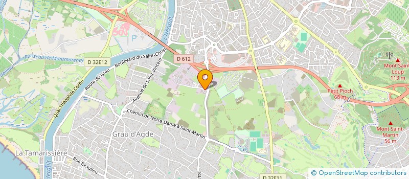 localisation de l'entreprise M R ALARY à AGDE