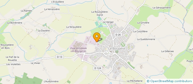 localisation de l'entreprise M.R. ARB  LE BOUPERE