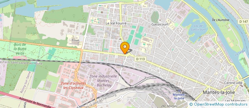 localisation de l'entreprise M.R AUTO  MANTES-LA-JOLIE