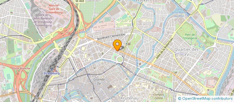 localisation de l'entreprise M & R AVOCATS à STRASBOURG