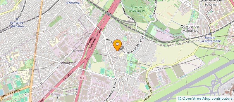 localisation de l'entreprise M.R.B  WISSOUS