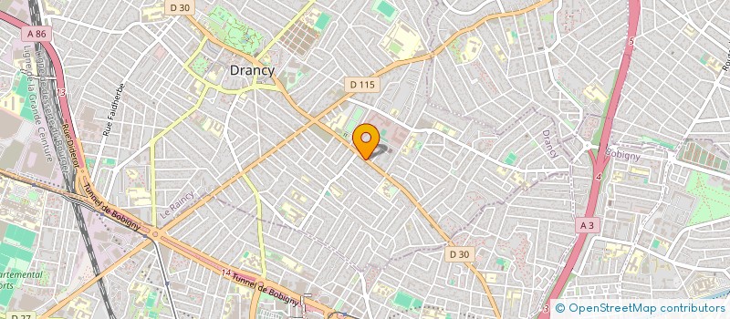 localisation de l'entreprise M.R.B.A TRANSPORT/LOGISTIQUE à DRANCY