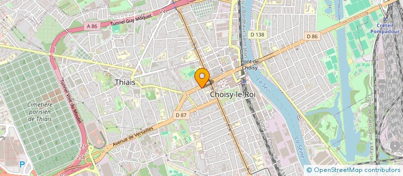 localisation de l'entreprise M R BATIMENT à CHOISY-LE-ROI