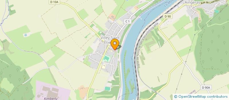 localisation de l'entreprise M.R.C.A.  VILLEY-SAINT-ETIENNE