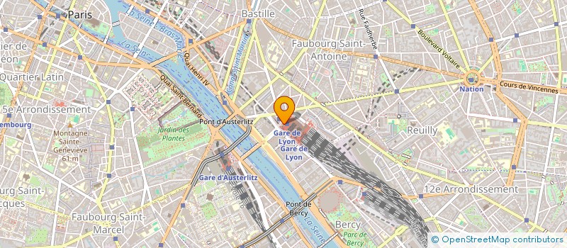 localisation de l'entreprise M R C I à PARIS