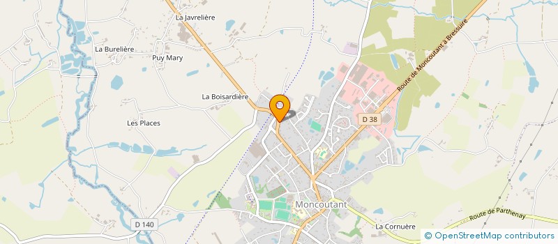 localisation de l'entreprise M R C N à MONCOUTANT-SUR-SEVRE