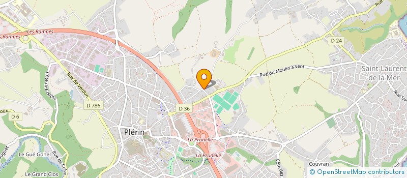 localisation de l'entreprise M.R. CAPITAINE à PLERIN