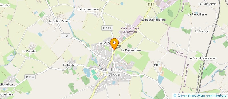 localisation de l'entreprise M & R CHARPENTE METALLIQUE à SAINT-HILAIRE-DE-CLISSON