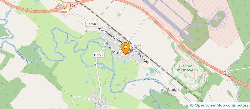 localisation de l'entreprise M.R. CONCEPT TOITURE-PLOMBERIE  CHENEVIERES