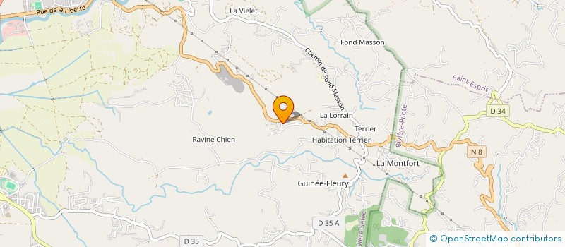 localisation de l'entreprise M.R.CONSEILS  RIVIERE-SALEE