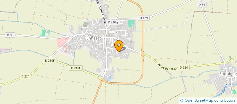 localisation de l'entreprise M&R CONSTRUCTION 63  ENNEZAT