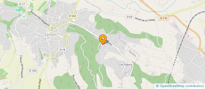 localisation de l'entreprise M&R CONSULTING  EGUILLES