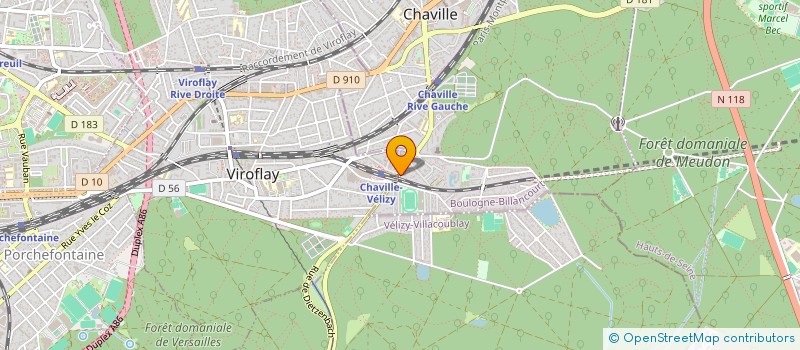 localisation de l'entreprise M.R. DISTRIBUTION à CHAVILLE
