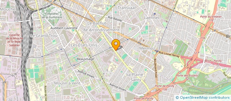 localisation de l'entreprise M R E  LYON