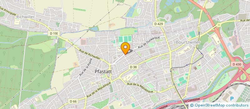 localisation de l'entreprise M.R. GASTROSERVICE  RICHWILLER