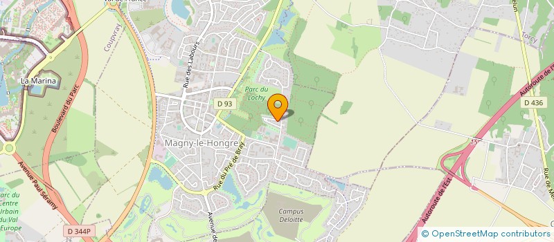 localisation de l'entreprise M.R. HOLDING  MAGNY-LE-HONGRE