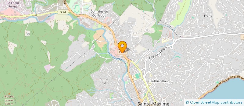 localisation de l'entreprise M.R. HOME CONCEPT à SAINTE-MAXIME