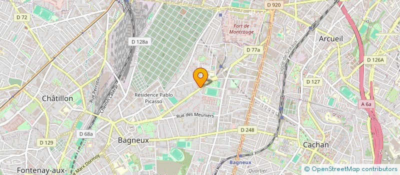 localisation de l'entreprise M.R.I INTERNATIONAL LIMITED à BAGNEUX