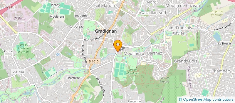 localisation de l'entreprise M&R INGENIERIE  GRADIGNAN