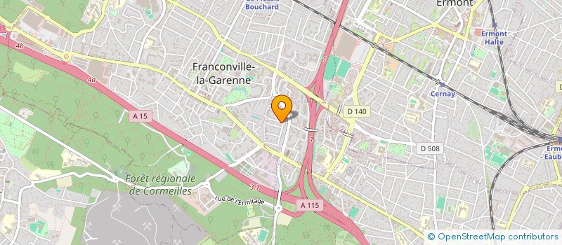 localisation de l'entreprise M.R. INSTAL à SANNOIS