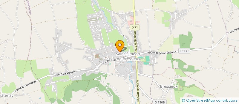 localisation de l'entreprise M.R.J.C  SAINT-SIMEON-DE-BRESSIEUX