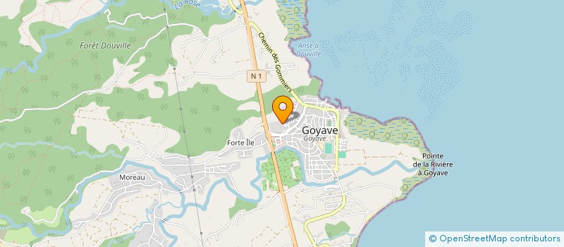 localisation de l'entreprise M.R LOC'ACTION à GOYAVE