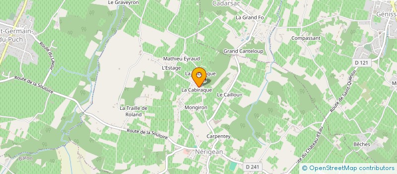 localisation de l'entreprise M.R.M.J.  NERIGEAN