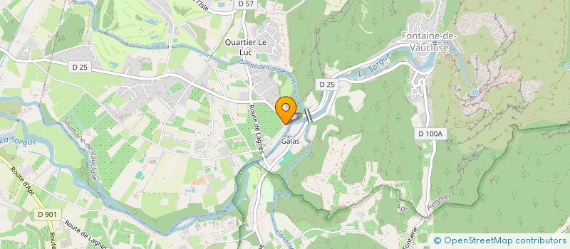 localisation de l'entreprise M - R MENUISERIE - RESTAURATION  SAUMANE-DE-VAUCLUSE