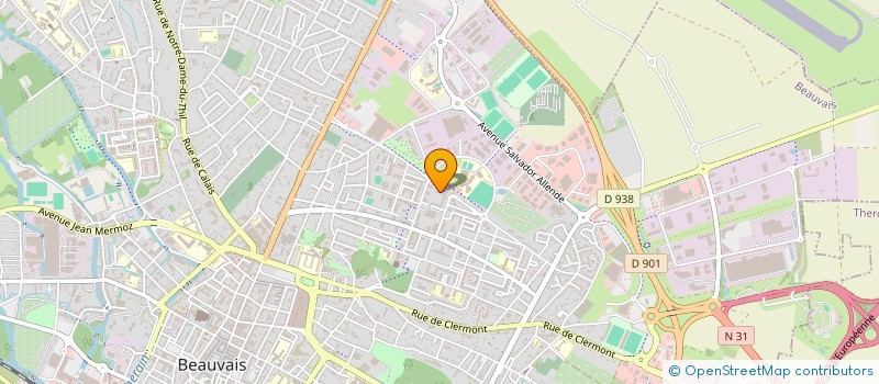 localisation de l'entreprise M.R.N  BEAUVAIS