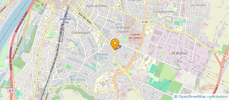 localisation de l'entreprise M R P à VALENCE
