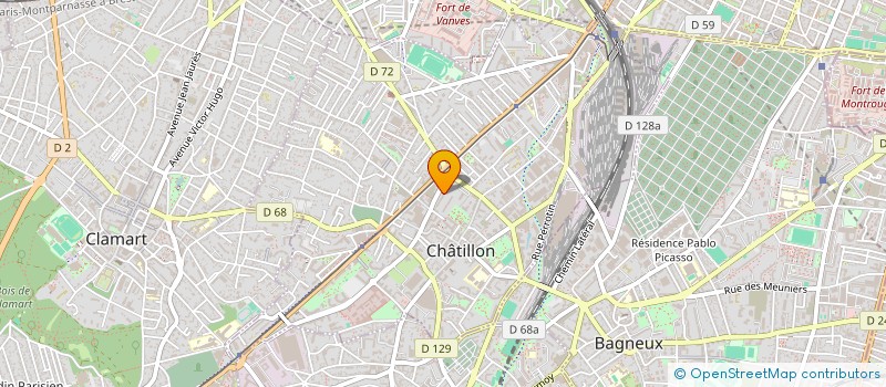 localisation de l'entreprise M.R.P. à CHATILLON