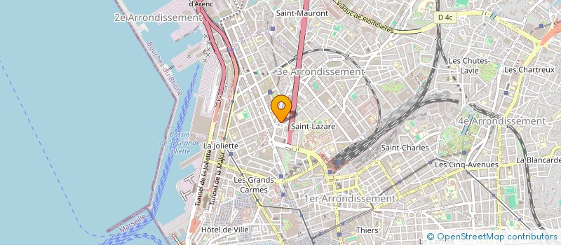 localisation de l'entreprise M.R.P à MARSEILLE