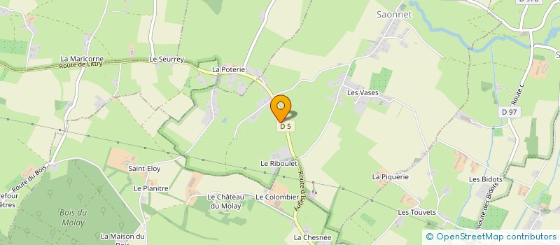 localisation de l'entreprise M.R.P  SAONNET