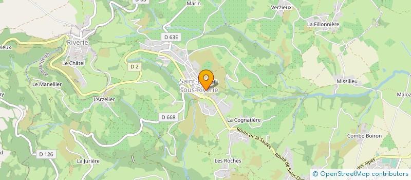 localisation de l'entreprise M.R.P. BAT à CHABANIERE