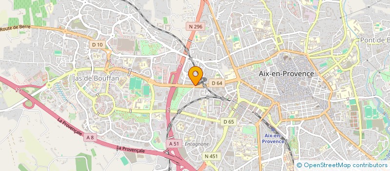 localisation de l'entreprise M.R.S. à AIX-EN-PROVENCE