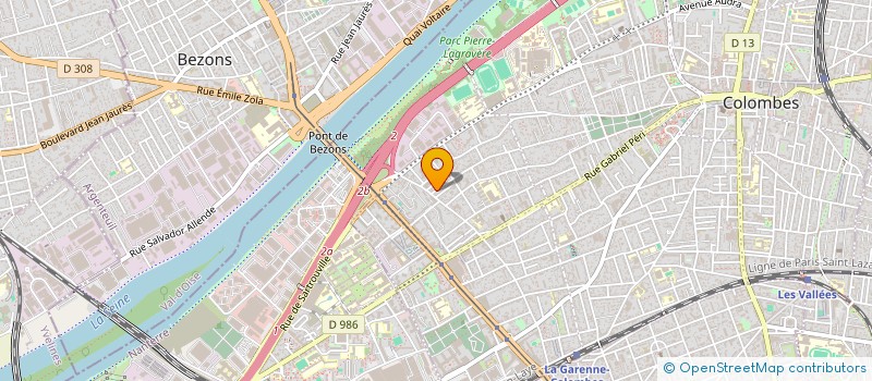 localisation de l'entreprise M.R.S BATIMENT à COURBEVOIE