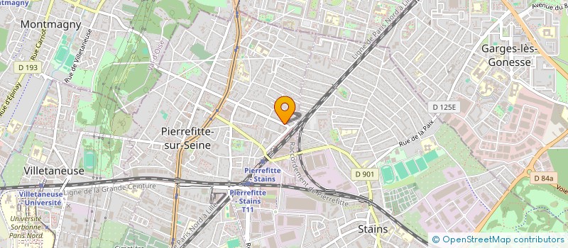 localisation de l'entreprise M.R.S.H à PIERREFITTE-SUR-SEINE