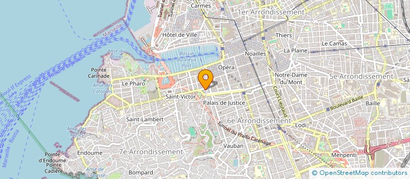 localisation de l'entreprise M.R.S. MACONNERIE RENOVATION SANTOS  MARSEILLE