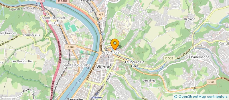 localisation de l'entreprise M.R.S MAMA RAGNOU STYL' à VIENNE