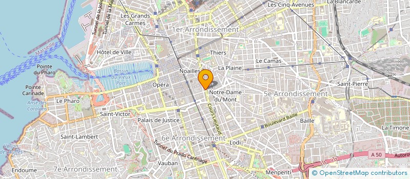 localisation de l'entreprise M-R SHERYNE à MARSEILLE