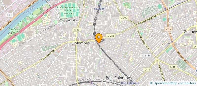 localisation de l'entreprise M.R SITIS MARKET COLOMBES à COLOMBES