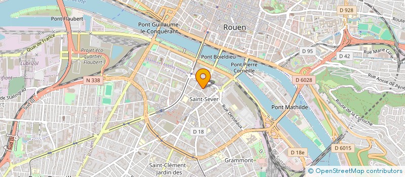 localisation de l'entreprise M.R.T à ROUEN