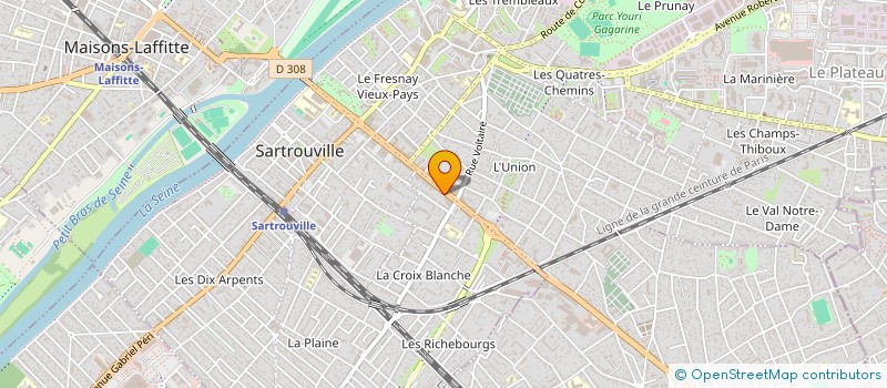 localisation de l'entreprise M.R.T.P à SARTROUVILLE