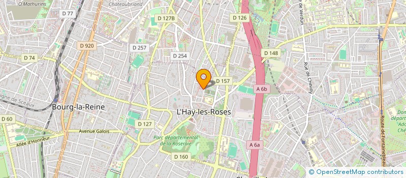 localisation de l'entreprise M.R.T TRANSPORT à L'HAY-LES-ROSES
